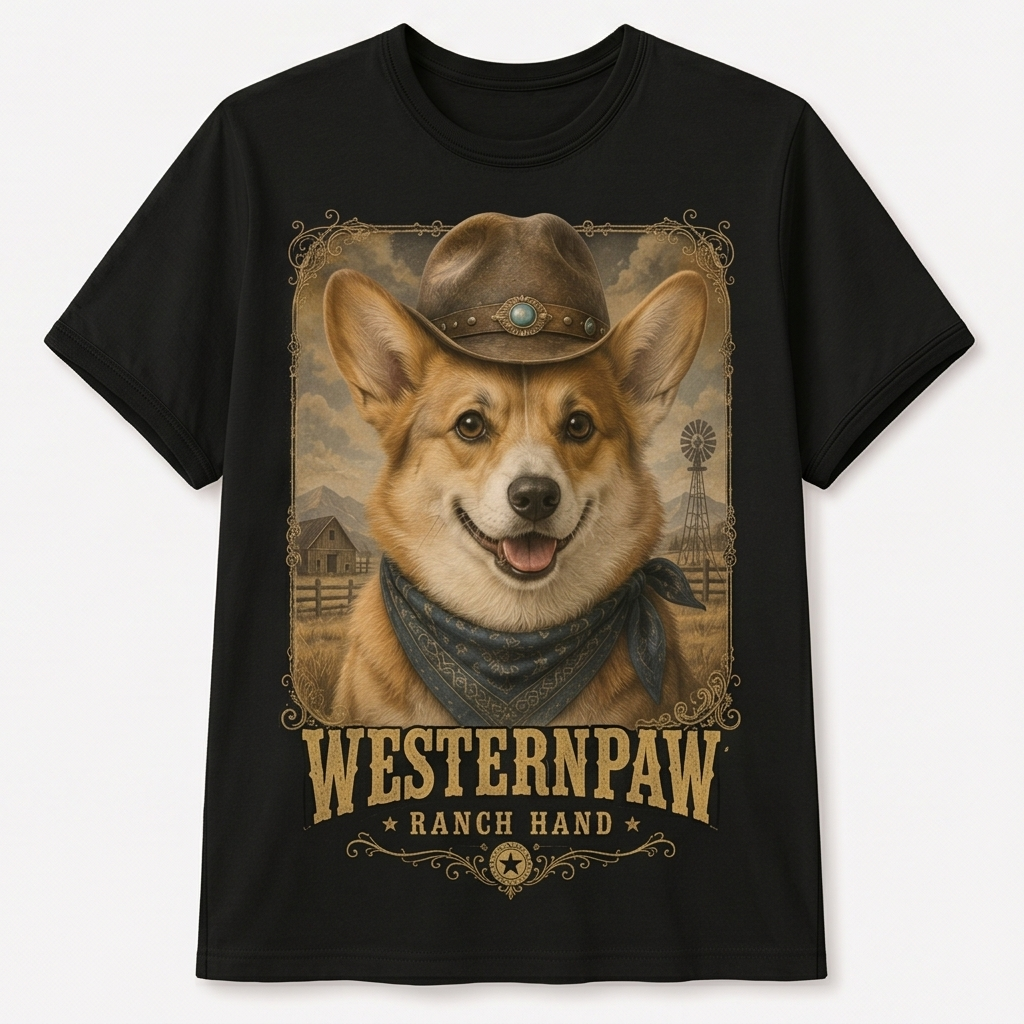 Ranch Hand Corgi Tee