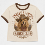 Sunset Spaniel Ranch Club Tee