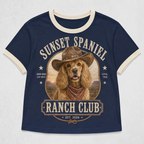 Sunset Spaniel Ranch Club Tee