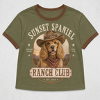 Sunset Spaniel Ranch Club Tee