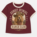 Sunset Spaniel Ranch Club Tee