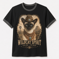 Wildcat Spirit Siamese Cat Tee