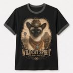 Wildcat Spirit Siamese Cat Tee