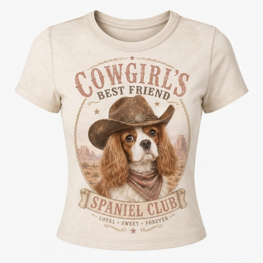 Cowgirl’s Best Friend Cavalier Tee