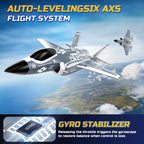 F35 4 Channel Brushless RC Plane,Remote Control Airplane Ducted Fans Fighter Jet,2.4GHz 6-axis Gyro Stabilizer RTF Hobby Glider Aircraft Plane