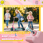 Kids Instant Print Camera, 1080P HD Kids Camera Instant Print with 3 Rolls Print Paper and 32GB Card for Boys and Girls Age 3 to 14, Pink