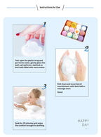 Mermaid Bath Bombs Essential Oil Bubble Fizzy Bath Salt Balls Shell Shaped With Bracelet Inside Kids Girls Christmas Birthday Gift Bath Bomb Gifts