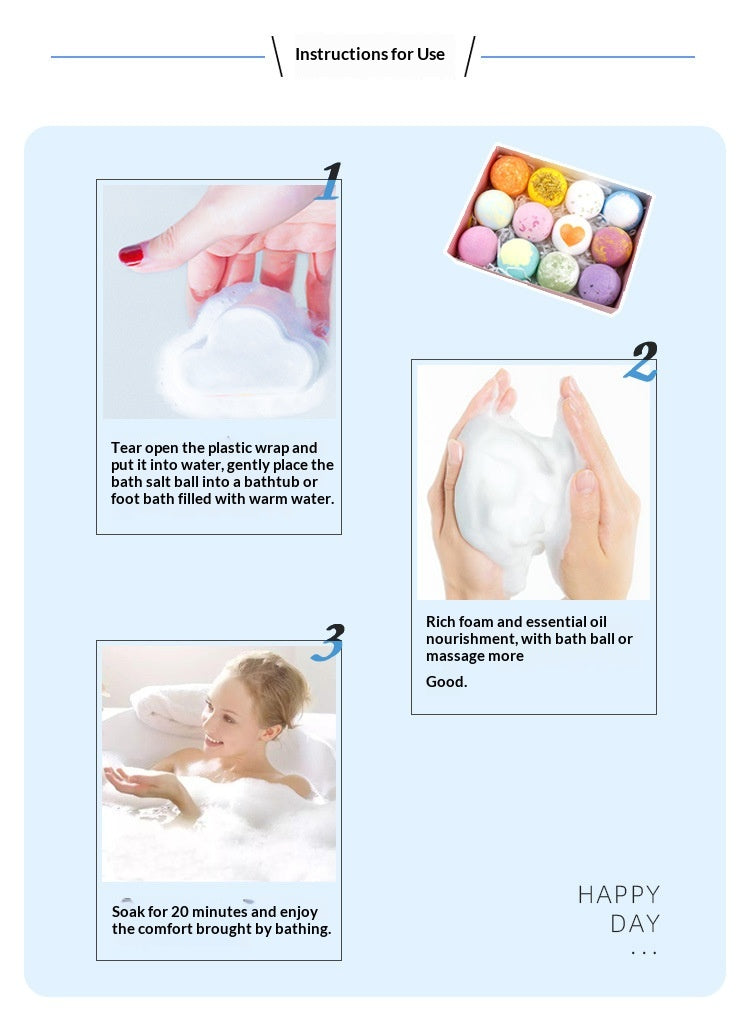 Mermaid Bath Bombs Essential Oil Bubble Fizzy Bath Salt Balls Shell Shaped With Bracelet Inside Kids Girls Christmas Birthday Gift Bath Bomb Gifts