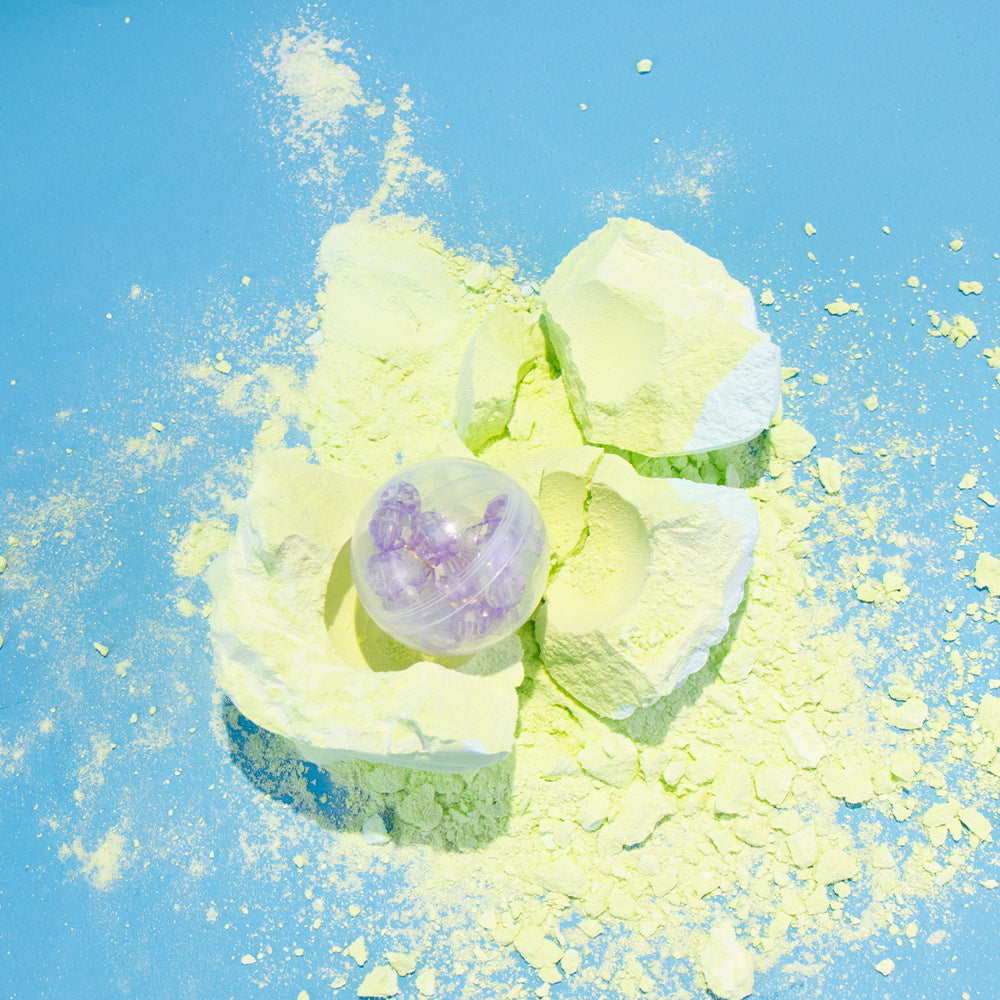 Mermaid Bath Bombs Essential Oil Bubble Fizzy Bath Salt Balls Shell Shaped With Bracelet Inside Kids Girls Christmas Birthday Gift Bath Bomb Gifts