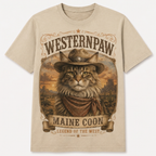 Maine Coon Legend of the West Tee