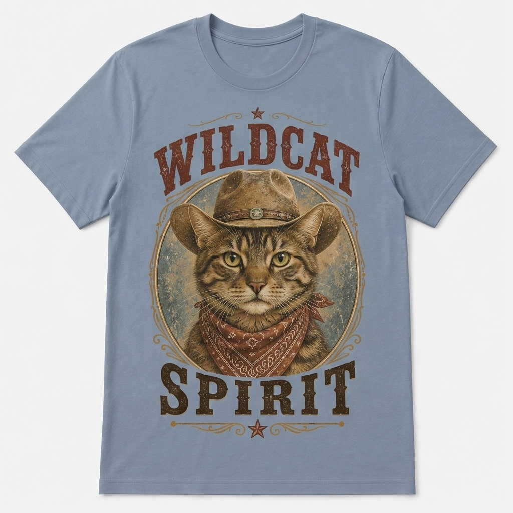 Badlands Tabby Wildcat Spirit Tee