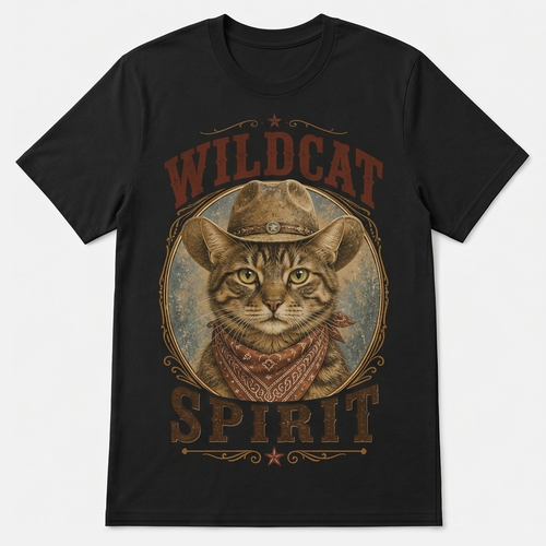 Badlands Tabby Wildcat Spirit Tee