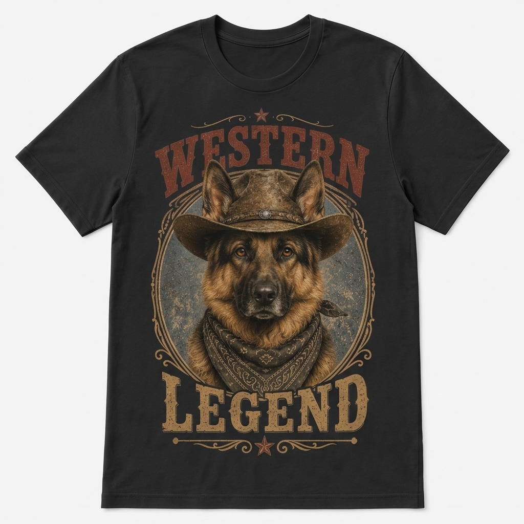 German Shepherd Sheriff Legend Tee