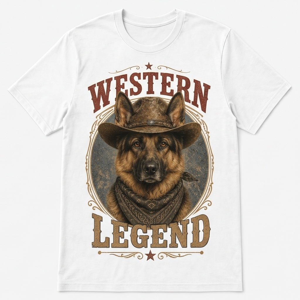 German Shepherd Sheriff Legend Tee