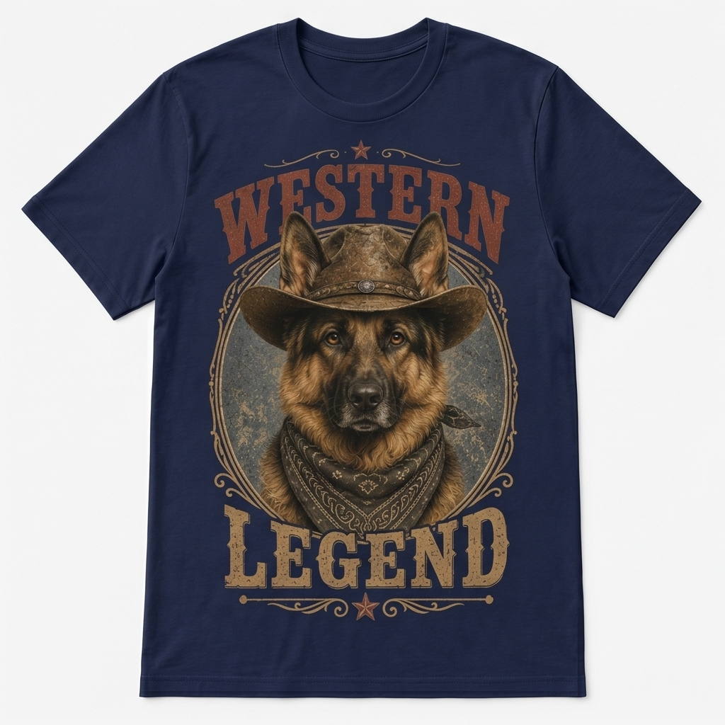 German Shepherd Sheriff Legend Tee