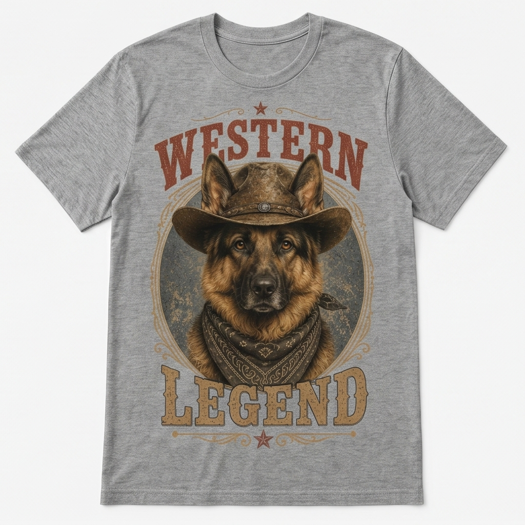 German Shepherd Sheriff Legend Tee