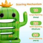 Funscape Kids Pool Toys, Inflatable Cactus Water Toss Game, Outdoor Backyard Play w/6 Rings 6 Discs, Swimming Floating Toy Summer Beach Yard Family Fun Party Gift 3 4 5 6 7 8 12 Year Old Boy Girl Teen