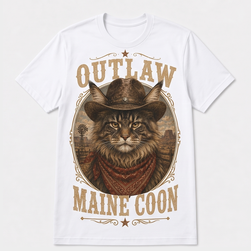 Wild Outlaw Maine Coon Tees