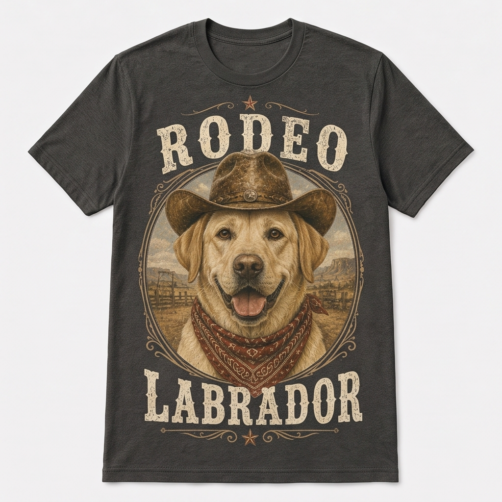 Rodeo Champion Labrador Tee