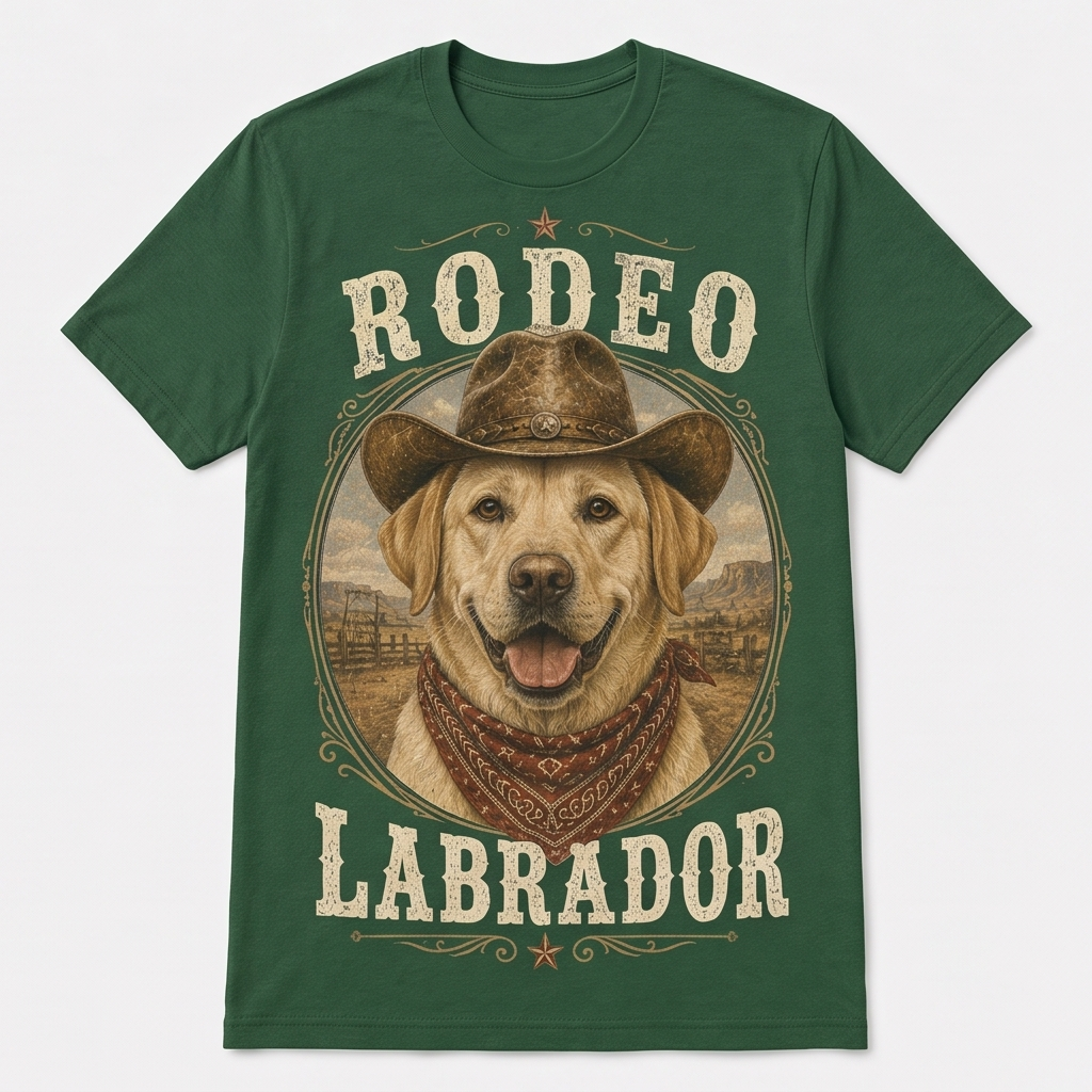 Rodeo Champion Labrador Tee
