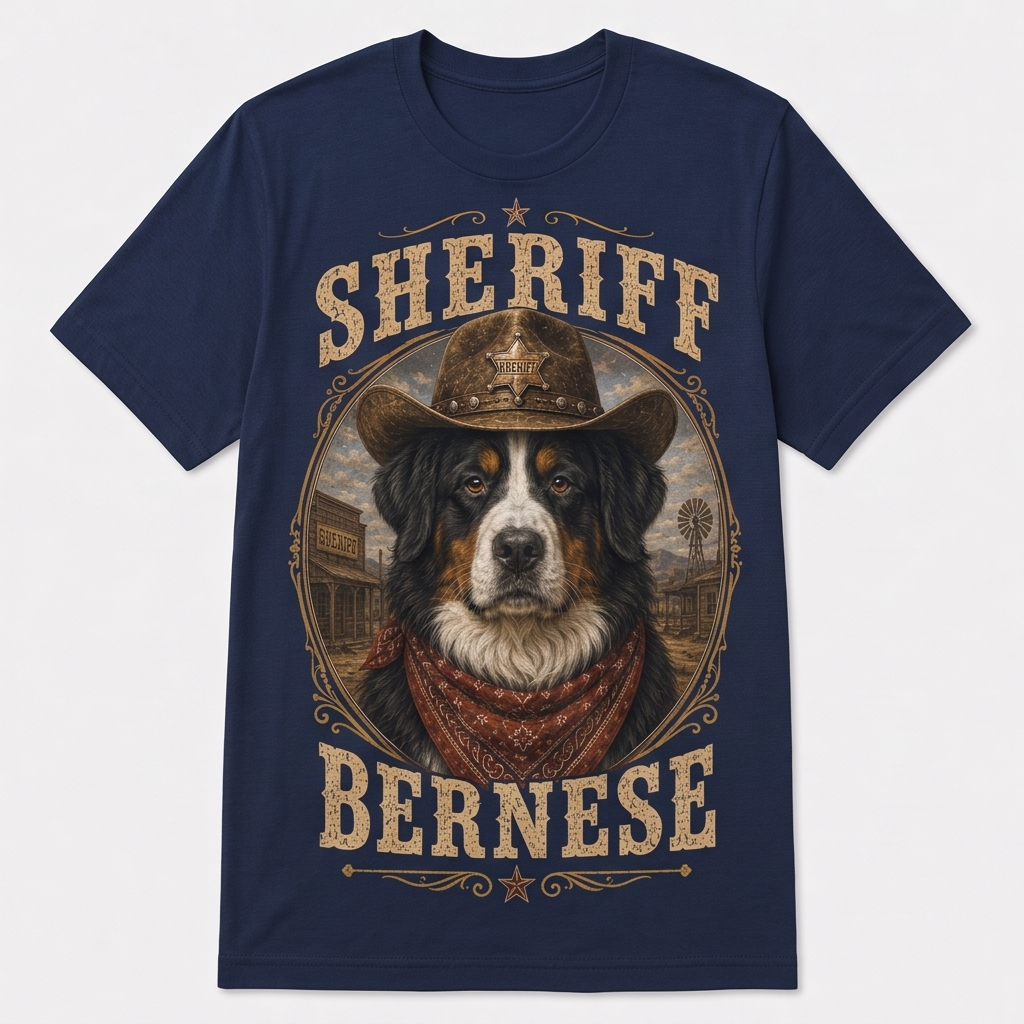 Town Sheriff Bernese Mountain Dog