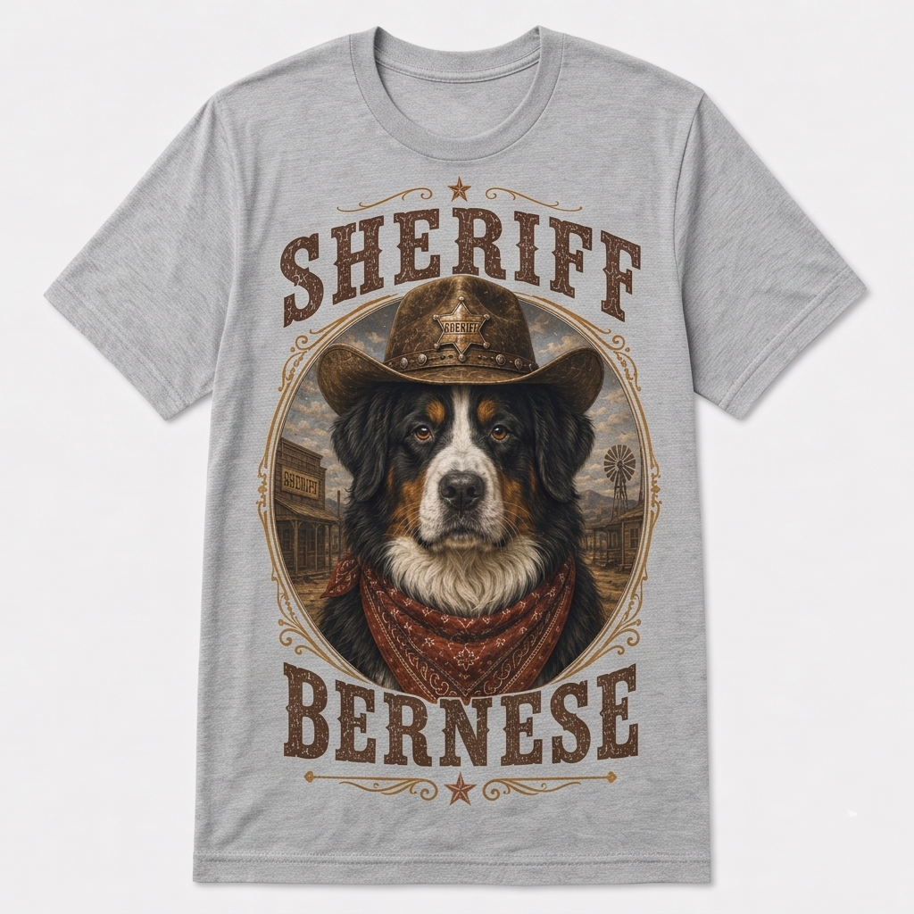 Town Sheriff Bernese Mountain Dog