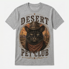 Desert Black Cat Pet Club Tee