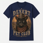 Desert Black Cat Pet Club Tee