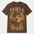 Paws & Spurs Corgi Tee