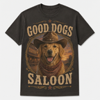 Good Dogs Saloon Golden Retriever Tee