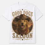Good Dogs Saloon Golden Retriever Tee