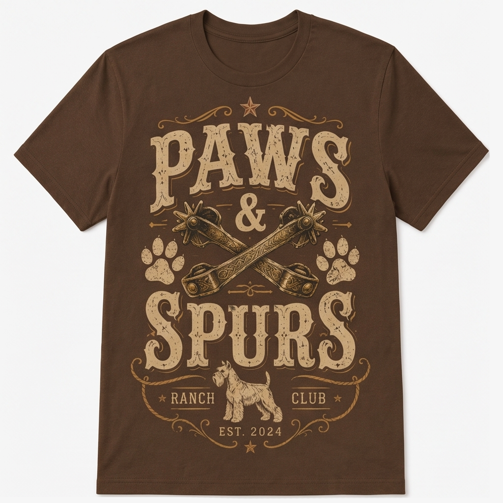 Paws & Spurs Frontier Tee