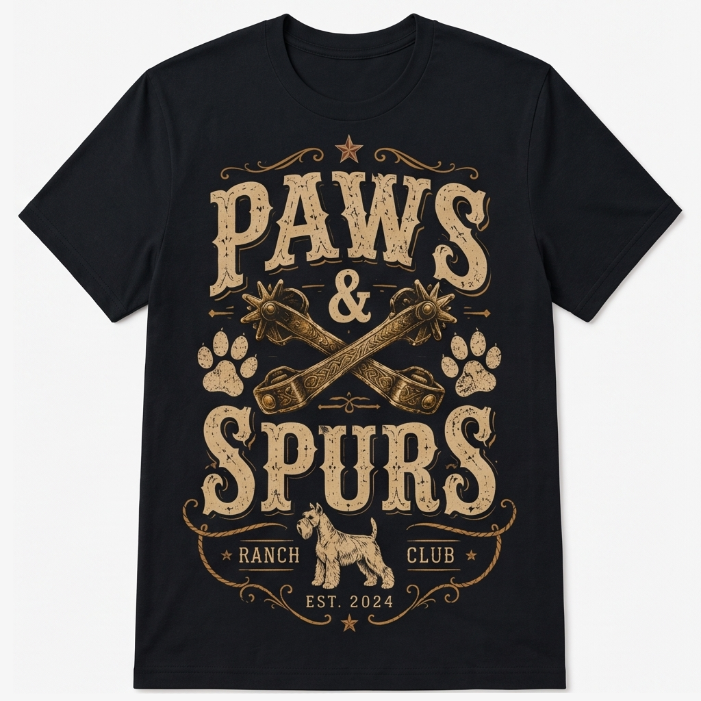 Paws & Spurs Frontier Tee