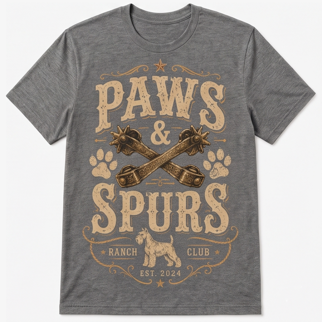Paws & Spurs Frontier Tee