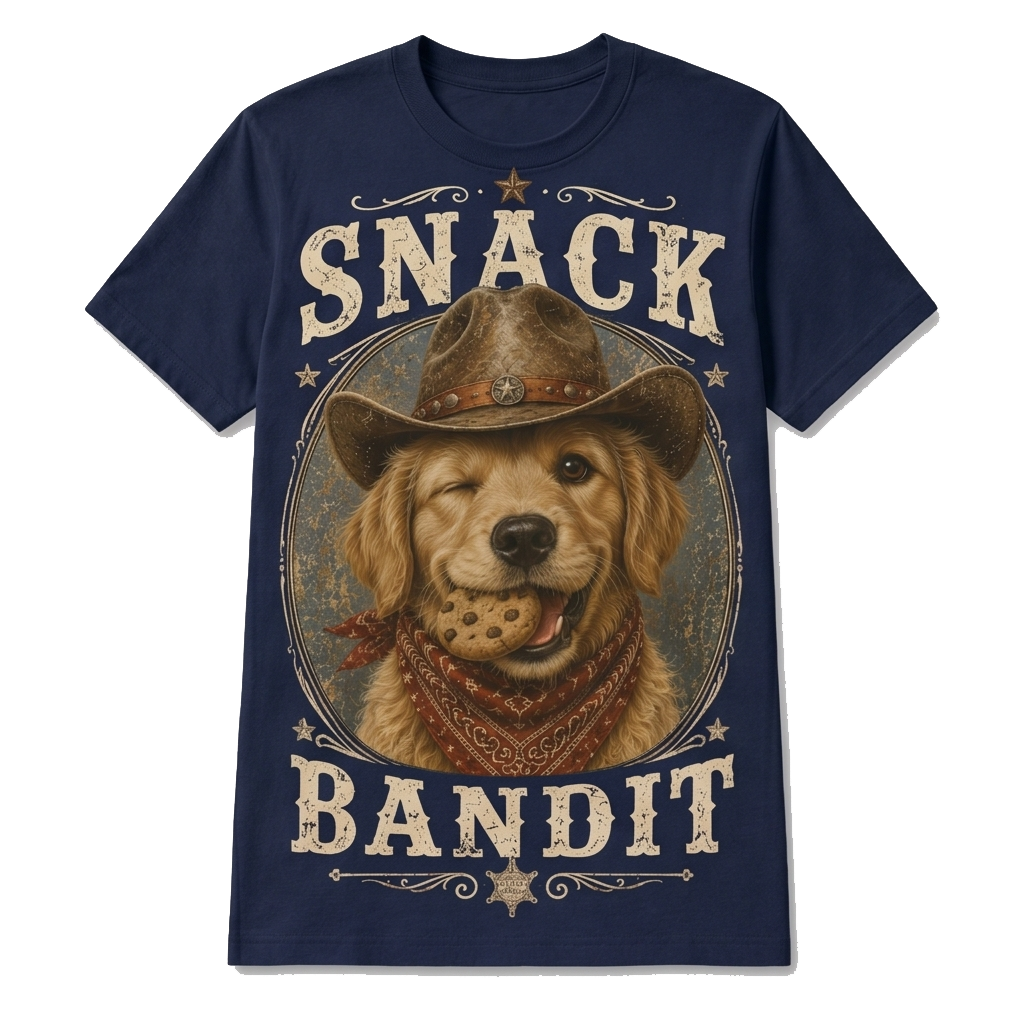 Golden Retriever Snack Bandit Tee