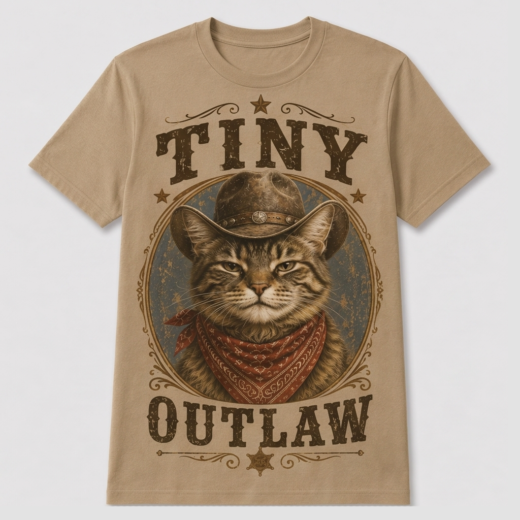 Doodle Meow Bandit Tee