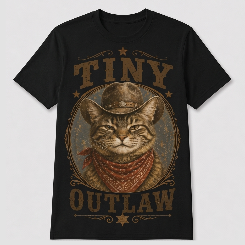 Doodle Meow Bandit Tee