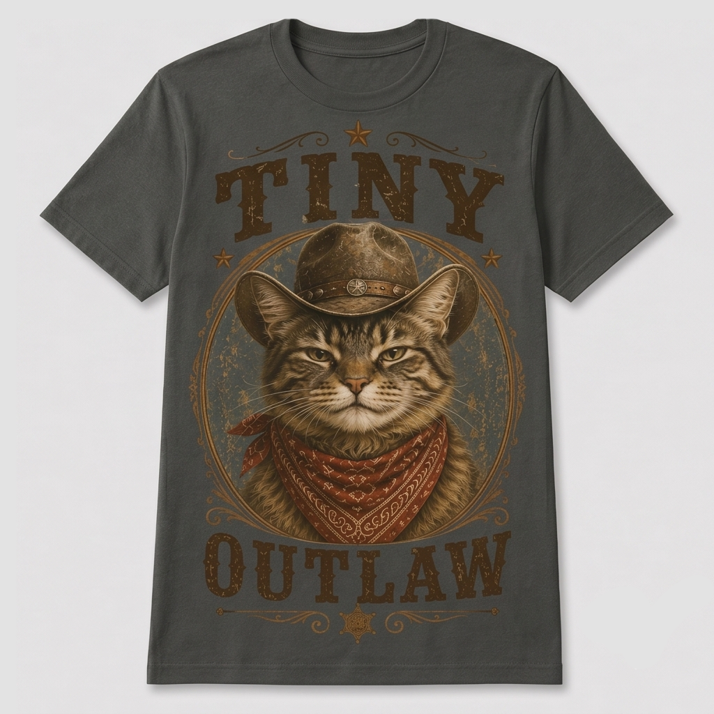Doodle Meow Bandit Tee