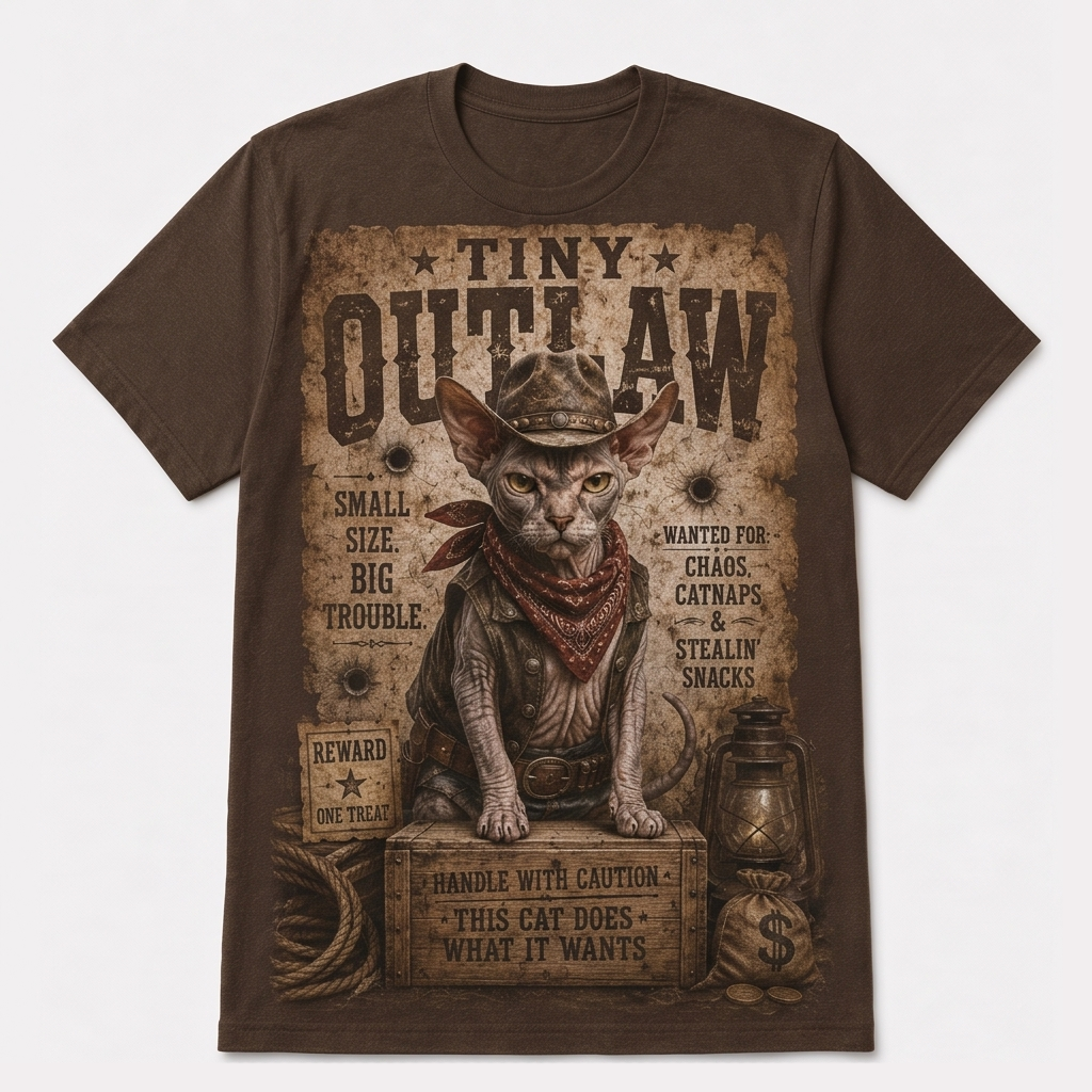 The Chaos & Catnaps Sphynx Tee
