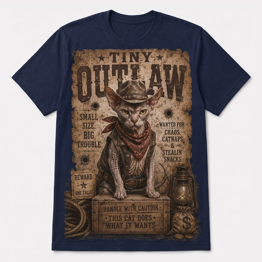 The Chaos & Catnaps Sphynx Tee