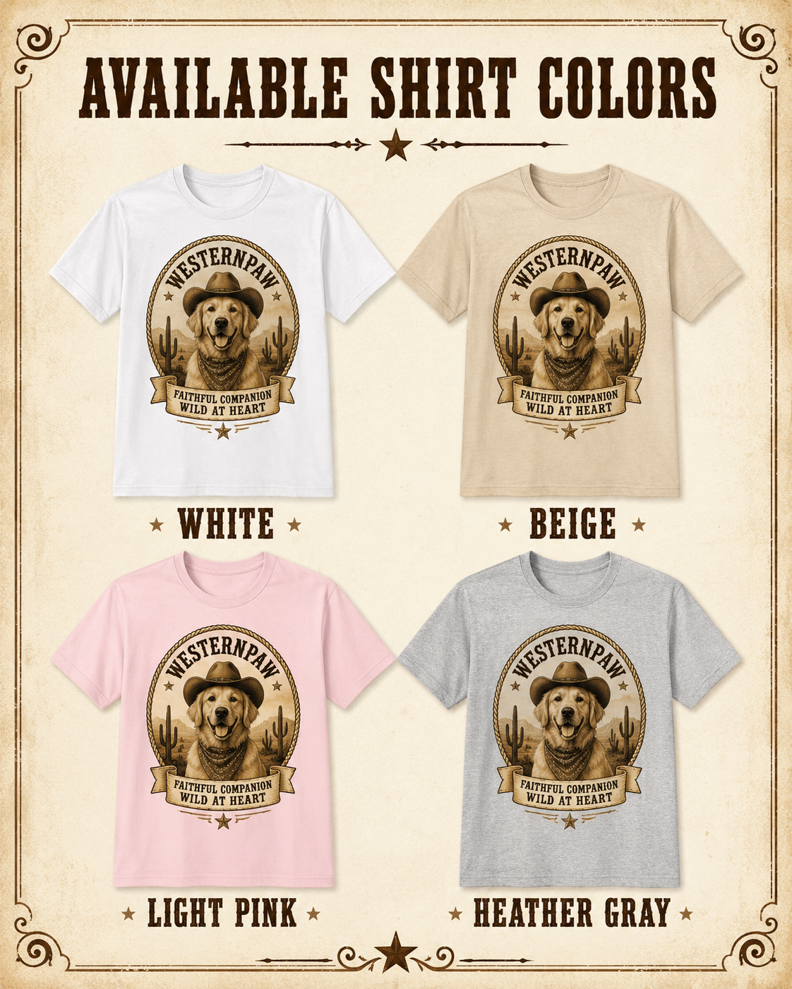 Custom Ranch Hand Pet Tee
