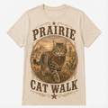 Prairie Cat Walk Western Cat Tee