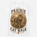 Prairie Cat Walk Western Cat Tee
