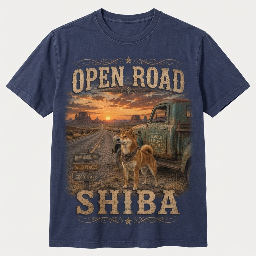 Open Road Shiba Tee