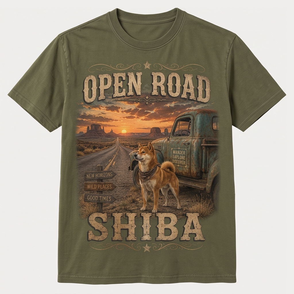 Open Road Shiba Tee