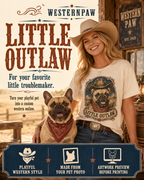 Custom Little Outlaw Pet Tee