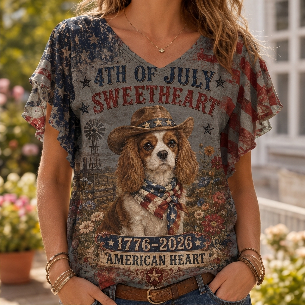 Fireworks & Freedom Patriotic Cat Graphic Tank Top - Paws & Pride Independence Day Vest